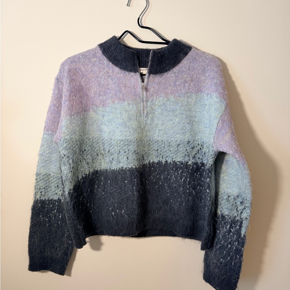 Mystree Women's Turtleneck Sweater - Lavender, Sky Blue, Charcoal